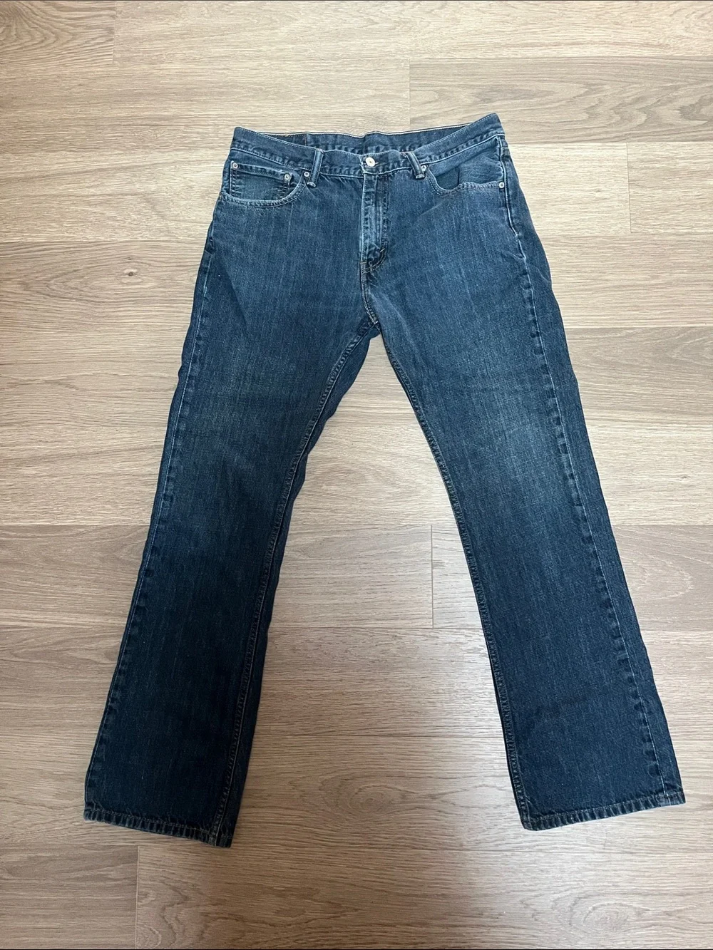 527 Classic Men's Dark Blue Straight-Leg Jeans